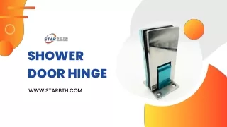 Shower door hinge