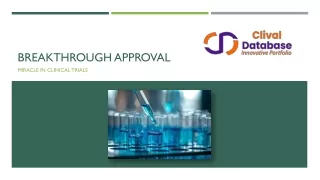 Clival Database: Mastering the Drug Development Process