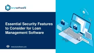 Essential Security Features to Consider for Loan Management Software