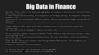 Big Data in Finance