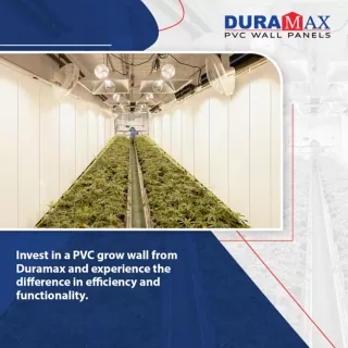 Shop for PVC grow room wall material from Duramax