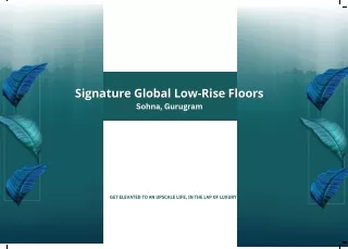 Signature Global Sohna Gurgaon