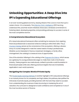 Unlocking Opportunities_ A Deep Dive into IPI’s Expanding Educational Offerings (1)