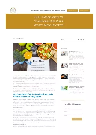 Discover Sustainable Weight Loss with GLP-1 Medications at Sota Wellness!