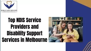 Top NDIS Service Providers and Disability Support Services in Melbourne