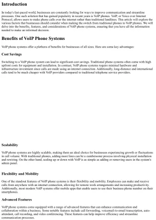 What to Consider When Switching from Traditional Phones to VoIP Phones