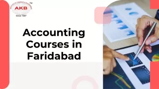 Accounting Courses In Faridabad | AKB Institute of Finance & Management