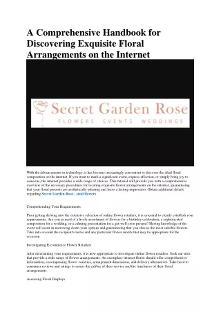 Secret Garden Rose Same Day Flower Delivery