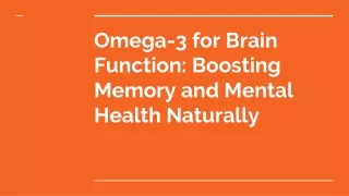 Omega-3 for Brain Function_ Boosting Memory and Mental Health Naturally