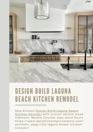 Design Build Laguna Beach Kitchen Remodel