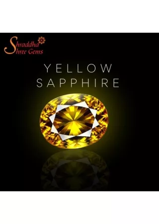 Yellow Sapphire Rings: The Definitive Guide to Radiant Beauty - Shraddha Shree G