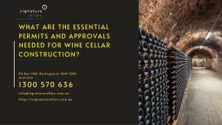 What are the Essential Permits and Approvals Needed for Wine Cellar Construction