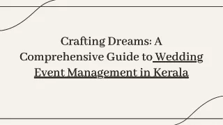 Wedding Event Management In Kerala