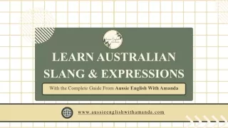 Learn Australian Slang & Expressions With the Complete Guide From Aussie English With Amanda