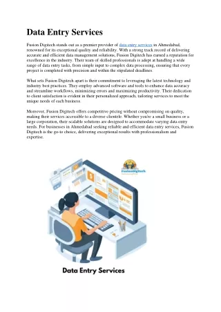Data Entry Services
