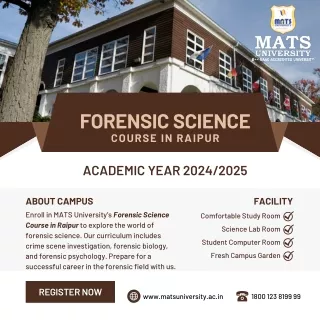 Forensic Science Course in Raipur 454