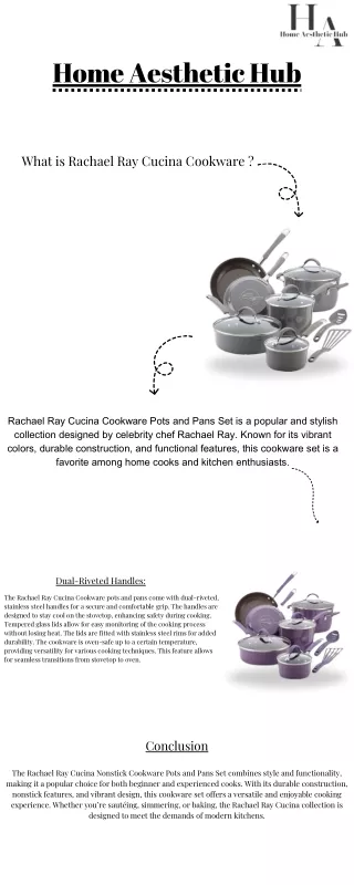 Rachael Ray Cucina Cookware