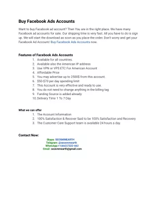 15 Ways To Get Through To Your Buy Facebook Ads Accounts