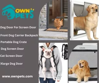 Comfortable and Stylish Dog Front Carrier for Hands-Free Adventures