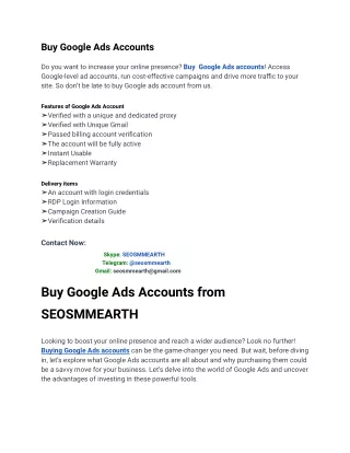 15 Ways To Get Through To Your Buy Google Ads Accounts