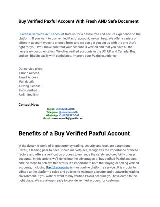 15 Ways To Get Through To Your Buy Verified Paxful Account