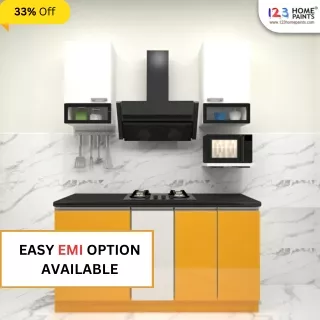 123 Home Paints: Discount Modular Kitchen Designs in Kolkata