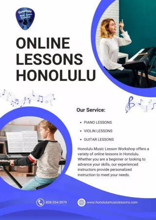 Online Lessons Honolulu