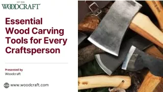 Essential Wood Carving Tools for Every Craftsperson