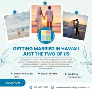 Getting Married In Hawaii Just The Two Of Us