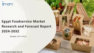 Egypt Foodservice Market Size, Share, Demand, Report, Forecast 2024-2032