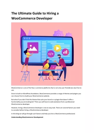 The Ultimate Guide to Hiring a WooCommerce Developer