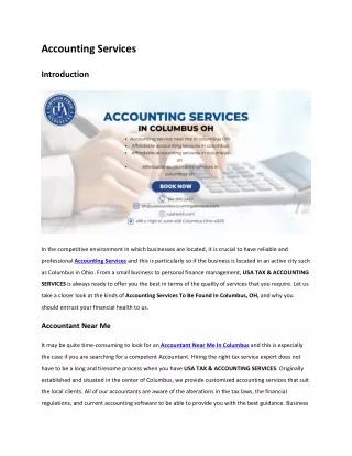 Accounting Services in Columbus