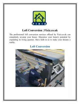 Loft Conversion