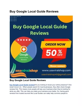 Best Site To Buy Google Local Guide Reviews