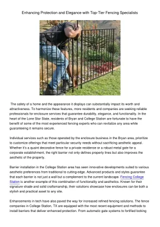 EnhancingProtectionandElegancewithTop-TierFencingSpecialists840