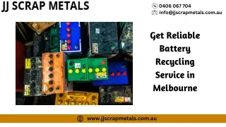 Get Reliable Battery Recycling Service in Melbourne