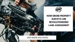 Accurate and Efficient Drone Property Surveys