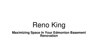 August Slides - Maximizing Space In Your Edmonton Basement Renovation