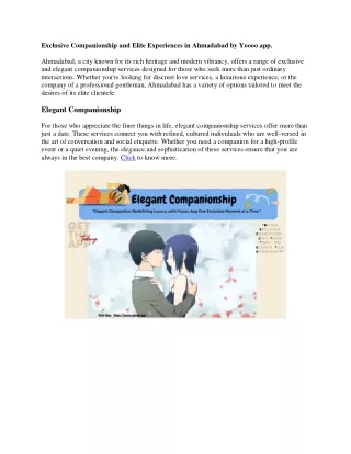 Elegant Companionship