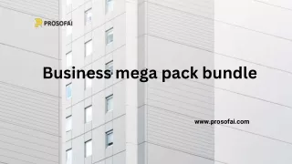 Supercharge Your Business with the Ultimate Business Mega Pack Bundle