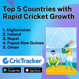 Top 5 Countries with Rapid Cricket Growth- CricTracker