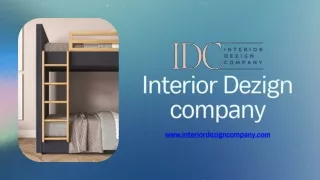 Bunk Bed Interior Design Trends Enhance Your Interior Bedroom Design in Dubai