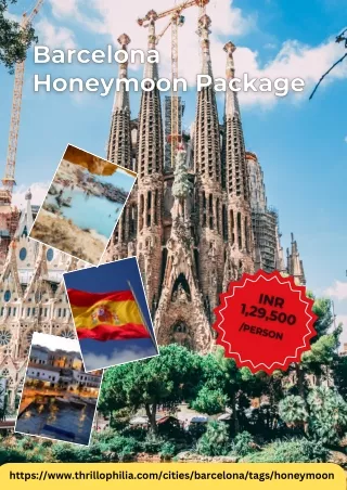 Barcelona Honeymoon Package