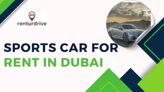 Sports Car Rent Dubai