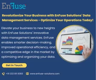 Revolutionize Your Business with EnFuse Solutions' Data Management Services