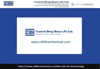Bile Salts Suppliers India