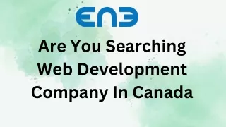 Are You Searching Web Development Company In Canada
