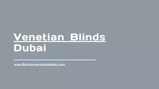 Venetian Blinds Dubai