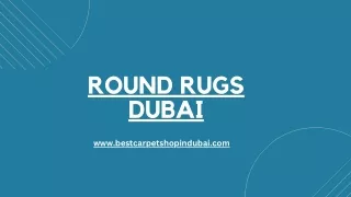 Round Rugs in Dubai