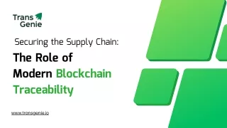 Unlocking Transparency: The Power of Blockchain in Traceability